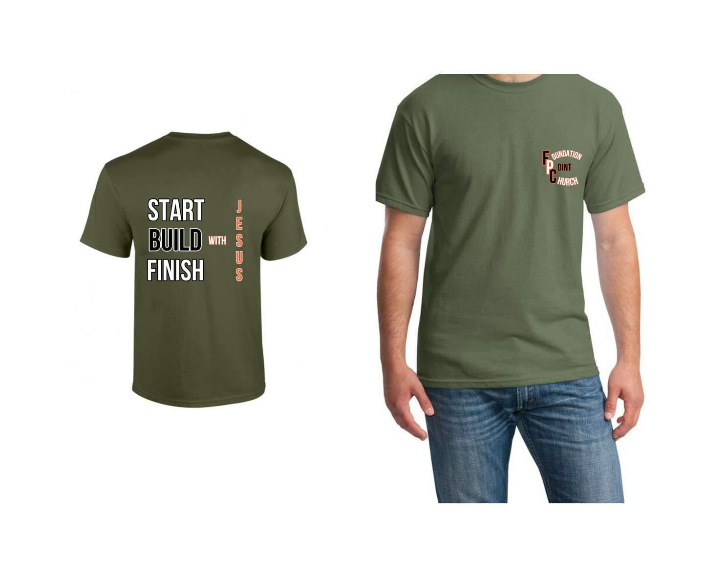 Start Build Finish T Shirt